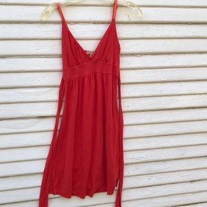 Forever 21 orange mini sundress Small